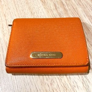Michael Kors Orange Wallet